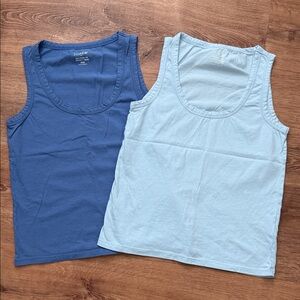 J Crew Broken-In Jersey Tanks (2)